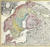 Scandinavia, J. B. Homann 