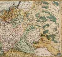 Карта ВКЛ Abraham Ortelius