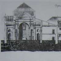 Берасце. Выява фасада i разрэзаў касцёла Звеставання найсвяцейшай Дзеве Марыі кляштару брыгiтак y першай палове XIXст. да перабудовы пад казармы гарнiзона фартэыi паводле абмерных чарцяжоў 1835г. Апублiкавана - Koscioly i klasztory rzymskokatolickie dawnego wojew?dztwa brzeskolitewskiego. Czesc 5. Tom 1. - Krak?w, 2013.