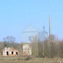 Берасце. Касцёл Беззаганнага Зачацця Найсвяцейшай Панны Марыі кляштару бэрнардынак. Графiчная рэканструкцыя на перыяд да 1830г. 3D-мадэль, арыгiнальныя фота, фотамантаж by А.Невар, - 2016г.