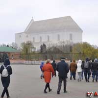 Графiчная рэканструкцыя царквы Святых Пятра i Паўла кляштару базылiянаў. Незакончаны выгляд на пачатак XIXст. 3D мадэль, арыгiнальныя фота, фотамантаж by A. Nevar. 2019г.