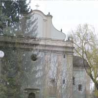 Берасце. Графiчная рэканструкцыя касцёла Святой Сафіі кляштару дамініканаў. выгляд на пачатак XIXст. 3D мадэль, арыгiнальныя фота, фотамантаж by A. Nevar. 2019г.