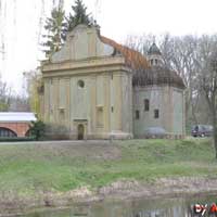 Берасце. Графiчная рэканструкцыя касцёла Святой Сафіі кляштару дамініканаў. выгляд на пачатак XIXст. 3D мадэль, арыгiнальныя фота, фотамантаж by A. Nevar. 2019г.