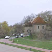 Берасце. Графiчная рэканструкцыя касцёла Святой Сафіі кляштару дамініканаў. выгляд на пачатак XIXст. 3D мадэль, арыгiнальныя фота, фотамантаж by A. Nevar. 2019г.