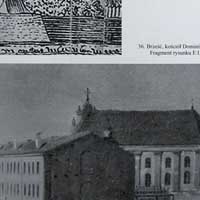 Выявы былога кляштара дамініканаў з касцёлам Святой Сафіі на фрагментах панарама Дальберга (1657г.) i М.Залескага (1840г.) Апублiкавана - Koscioly i klasztory rzymskokatolickie dawnego wojew?dztwa brzeskolitewskiego. Cz 5. Tom 1. - Krakow, 2013