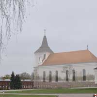 Берасце. Графiчная рэканструкцыя касцёла Св. Тройцы кляштару аўгустынцаў. выгляд на пачатак XIXст. 3D Мадэль, арыгiнальныя фота, фотамантаж - by A. Nevar 2019г.