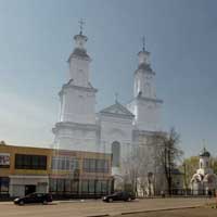 Быцень, Базыліянская саборная царква. Графічная рэкнструкцыя, 3D-мадэль і фотаапрцоўка — А. Невар