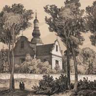 Гарадзiшча (Пiнскi раён) Выява касцёла св. Ганны былога кляштара бенедыктынаў з акварэлi Напалеона Арды 1875г. . Апублiкавана - форум Глобус Беларусi (fgb.by) Электронны рэсурс - https://upload.wikimedia.org/wikipedia/commons/a/a6/Haradzisca._Гарадзішча_%28N._Orda%2C_1875%29.jpg