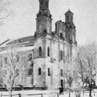 Імянін (Таракань) Драгiчынскi раён. Царква Божага аб'яўлення былога базылiянскага кляштару. Фотаздымак 1930г.