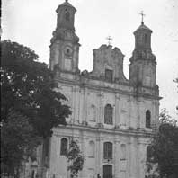 Імянін (Таракань) Драгiчынскi раён. Царква Божага аб'яўлення былога базылiянскага кляштару. Фотаздымак 1900г.