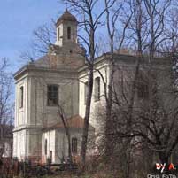 Лыскава (Пружанскi раён). Графiчная рэканструкцыя касцёла св. Тройцы кляштара мiсiянераў. 3D-мадэль, фотамантаж - by А. Nеvar 2018г., арыгiнальнае фота by Palacyk