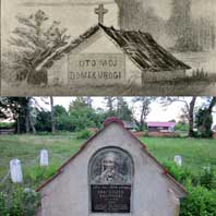 Лыскава (Пружанскi раён). Надмагільле Францішка Карпінскага на могiлках побач з касцёлам св. Тройцы кляштара мiсiянераў. Сучасны стан і выява 1904г. Апублiкавана - Sokolowski A. Dzieje porozbiorowe narodu polskiego ilustrowane. T. 2. Warszawa, 1904. S. 452. Электронны рэсурс - http://artem-ablozhei.livejournal.com/231890.html і https://wikipedia.org