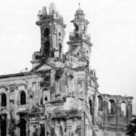 Пiнск. выява былога езуiцкага касцёла св. Станiслава пасля другой сусветнай вайны. Фота 1948г. Апублiкавана - артыкул Пинск. Кафедральный костёл св. Станислава у livejournal ад 14.03.2012г. Электронны рэсурс - http://l1000.livejournal.com/364735.html