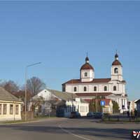 Пiнск. Графiчная рэканструкцыя свята-Фёдараўскага сабора (былога касцёла св.Дамiнiка кляштару дамiнiканаў) 3D-мадэль, арыгiнальныя фота, фотамантаж by А. Nеvar 2018г.
