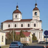 Пiнск. Графiчная рэканструкцыя свята-Фёдараўскага сабора (былога касцёла св.Дамiнiка кляштару дамiнiканаў) 3D-мадэль, арыгiнальныя фота, фотамантаж by А. Nеvar 2018г.