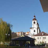 Пiнск. Графiчная рэканструкцыя свята-Фёдараўскага сабора (былога касцёла св.Дамiнiка кляштару дамiнiканаў) 3D-мадэль, арыгiнальныя фота, фотамантаж by А. Nеvar 2018г.