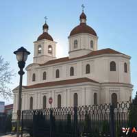 Пiнск. Графiчная рэканструкцыя свята-Фёдараўскага сабора (былога касцёла св.Дамiнiка кляштару дамiнiканаў) 3D-мадэль, арыгiнальныя фота, фотамантаж by А. Nеvar 2018г.