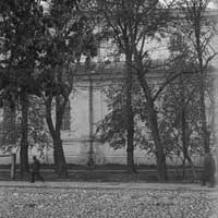 Пiнск. Выява свята-Фёдараўскага сабора (былога касцёла св.Дамiнiка кляштару дамiнiканаў) Фота пачатку XXcт. часоў Першай сусветнай вайны (1915-1918гг.) Крынiца - iнтэрнэт-аукцыён ebay de