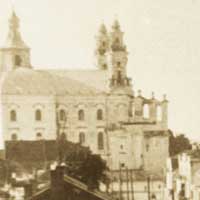 Пiнск. Выява свята-Фёдараўскага сабора (былога касцёла св.Дамiнiка кляштару дамiнiканаў) Фота першай паловы XXcт. мiжваеннага перыяду II Рэчы Паспалiтай (да 1939г.)