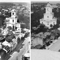 Пiнск. Выява свята-Фёдараўскага сабора (былога касцёла св.Дамiнiка кляштару дамiнiканаў) Фота пачатку - першай паловы XXcт. (першае 1916г., другое 1930-я гг.) Крынiца - iнтэрнэт-аукцыён ebay de