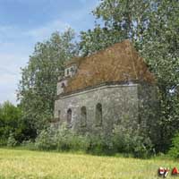 Асташын (Карэлiцкi раён). Графiчная рэканструкцыя былога кальвiнскага збору. 3D мадэль - А. Невар. 2017г., фотамантаж - А. Невар 2019,2020гг., арыгiнальныя фота - Aleksandr Jarosz 