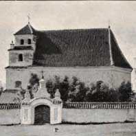 Асташын (Карэлiцкi раён). Выява былога кальвiнскага збору. Аўтар - Ян Булгак (J. Bulhak) Фота 1905 г. Электронны рэсурс - https://upload.wikimedia.org/