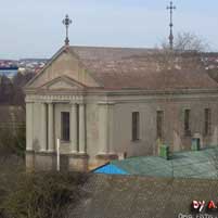 Ашмяны. Графiчная рэканструкцыя былога францысканскага касцёла Найсвяцейшай Дзевы Марыі. 3D-мадэль, фотамантаж - by А. Nеvar 2018г., арыгiнальныя фота - Pavel Kuralovich