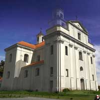 Бераставiца Вялiкая. Графiчная рэканструкцыя былога кармелiцкага касцёла Звеставання Панны Марыі. 3D-мадэль, фотамантаж - by А. Nеvar 2018г., арыгiнальныя фота - Сергей Плыткевич