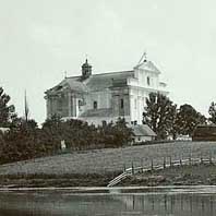 Бераставiца Вялiкая. Выява былога кармелiцкага касцёла Звеставання Панны Марыі. Фота да 1901г. Аутар - Stanislaw Kazimierz Kossakowski, Апублiкавана - Nacionalinis M. K. Ciurlionio dailes muziejus w Kownie. Ta-5232_6p.3371-SO.Archiwum Cyfrowe Wojtkuszki. Электронны рэсурс - https://wikipedia.org