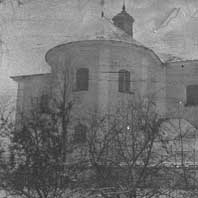 Бераставiца Вялiкая. Выява былога кармелiцкага касцёла Звеставання Панны Марыі. Фота да 1915г. Крынiца - IS PAN 0000009039. Электронны рэсурс - https://wikipedia.org