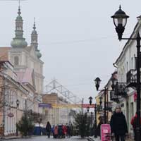 Горадня. Графiчная рэканструкцыя касцёла Маці Божай Ружанцовай кляштару дамініканаў. Выгляд на перыяд другой паловы XVIIIст. 3D мадэль, фотамантаж by A. Nevar. 2020г. Арыгiнальныя фота - E. Asnareuski, 2020г.