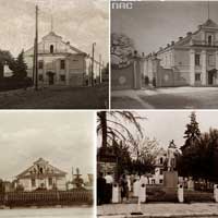 Горадня. Месцазнаходжанне касцёла Маці Божай Ружанцовай кляштару дамініканаў на архiўных фота розных часоў (Фота 1920г., 1920-х гг., 1939г. i 1973г.) 