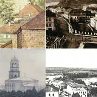 Выявы былога фарнага касцёла (фары Вiтаўта) пасля перабудоў: 1( пач.-сярэдз. ХІХ ст) - перабудовы каталіцкага храма ў праваслаўны Сафійскі сабор. 2 (1896-1898 гг.) - ў ходзе капітальнай рэканструкцыі будынка (арх. М. Чагін). 3 (1922г.) - пасля перабудовы у касцёл (арх. В.Генеберг). 4 (1935г.) - пасля чарговая рэканструкцыi (арх. А.Сасноўскі). Фотакалаж cа старых фота i малюнка Н.Орды by А.Невар, 2016г.