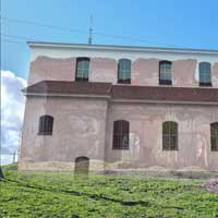 Новаспаск (Смаргонскі раён Гарадзеншчыны) Былы маёнтак Суцькаў (Суцькава). Графiчная рэканструкцыя прыхадской Прэабражэнскай царквы (былой царквы кляштару базылiянаў) 3D-мадэль, фотамантаж - by А. Nеvar 2018г., арыгiнальныя фота - V. Tkachev