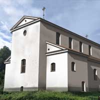 Новаспаск (Смаргонскі раён Гарадзеншчыны) Былы маёнтак Суцькаў (Суцькава). Графiчная рэканструкцыя прыхадской Прэабражэнскай царквы (былой царквы кляштару базылiянаў) 3D-мадэль, фотамантаж - by А. Nеvar 2018г., арыгiнальныя фота - D. Nedvetskiy