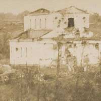 Новаспаск (Смаргонскі раён Гарадзеншчыны) Былы маёнтак Суцькаў (Суцькава). Выява прыхадской Прэабражэнскай царквы (былой царквы кляштару базылiянаў) Фота да 1918г. Author - Unknown. Апублiкавана - iнтэрнэт-аукцыён ebay de, Уладзімер Ліхадзедаў, прыватная калекцыя