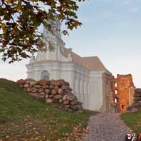 Наваградак. ГIПАТЭТЫЧНАЯ (!) графiчная рэканструкцыя былой замкавай царквы. 3D мадэль - А. Невар. 2017г