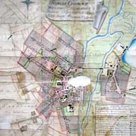 Мапа Слонiма 1823г. Электронны рэсурс - https://upload.wikimedia.org