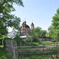 Чачэрск (Гомельская вобласць). Графiчная рэканструкцыя былога езуiцкага касцёла Св. Тройцы. Выгляд на пачатак XIXст. 3D-мадэль by А. Nеvar 2018г. Арыгiнальныя фота - Сяргея Ляпiна