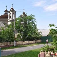 Чачэрск (Гомельская вобласць). Графiчная рэканструкцыя былога езуiцкага касцёла Св. Тройцы. Выгляд на пачатак XIXст. 3D-мадэль by А. Nеvar 2018г. Арыгiнальныя фота - Сяргея Ляпiна