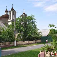 Чачэрск (Гомельская вобласць). Графiчная рэканструкцыя былога езуiцкага касцёла Св. Тройцы. Выгляд на пачатак XIXст. 3D мадэль, фотамантаж by A. Nevar. 2019г. Aрыгiнальныя фота - Сяргей Ляпін 