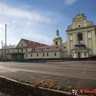 Кiмбараўка (Мазыр). Графiчная рэканструкцыя касцёла былога кляштара цыстэрцыянцаў на перыяд пачатку XX стагоддзя. 3D-мадэль, фотамантаж by А. Невар, 2016г.