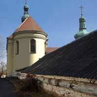 Кiмбараўка (Мазыр). Графiчная рэканструкцыя касцёла былога кляштара цыстэрцыянцаў на перыяд пачатку XX стагоддзя. 3D-мадэль, фотамантаж by А. Невар, 2016г.