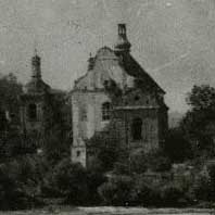 Кiмбараўка (Мазыр). Старыя архiўныя фота касцёла былога кляштара цыстэрцыянцаў на перыяд пачатку XX стагоддзя. Фота 1916г. Электронны рэсурс - .wikipedia.org/