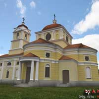 с.Ленiна (Папоўка, Добрушскі раён Гомельскай вобласці). Графiчная рэканструкцыя Свята-Мікалаеўскай царквы. Выгляд на пачатак XX стагоддзя. 3D-мадэль, фотамантаж - by А. Nеvar 2018г., арыгiнальныя фота - Sastouski Kanstancin