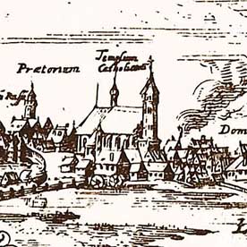 Клецк на гравюры Тамаша Макоўскага, XVII ст. Электронны рэсурс - wikipedia.org