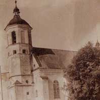 Клецк. Фарны касьцёл (Касцёл Святой Тройцы) Фотаздымак 1932г