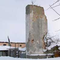 Клецк. Былы Фарны касцёл. Рэшткі заходняй сцяны, усё, што засталося 2006г.