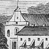 Нясвiж. Пагарама горада з боку замка. Выява былога касцёла Св. Кацярыны кляштара бернардзiнцаў, перабудаванага у праваслауную царкву. Апублiкавана - Живописная Россия. Отечество наше в его земельном, историческом, племенном и бытовом значении / под ред. П.П. Семенова. Т. 3. Ч. 1: Литовское Полесье. Ч. 2. Белорусское Полесье. — СПб.; М.: Тов. М. О. Вольф, 1882. С. 368 . Электронны рэсурс - https://upload.wikimedia.org