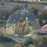 Слуцк. Троiцкi сабор Трайчанскага манастыра. Графiчная рэканструкцыя. by А. Nеvar 2016 Арыгiнальнае фота by Аляксандр Гурыновiч